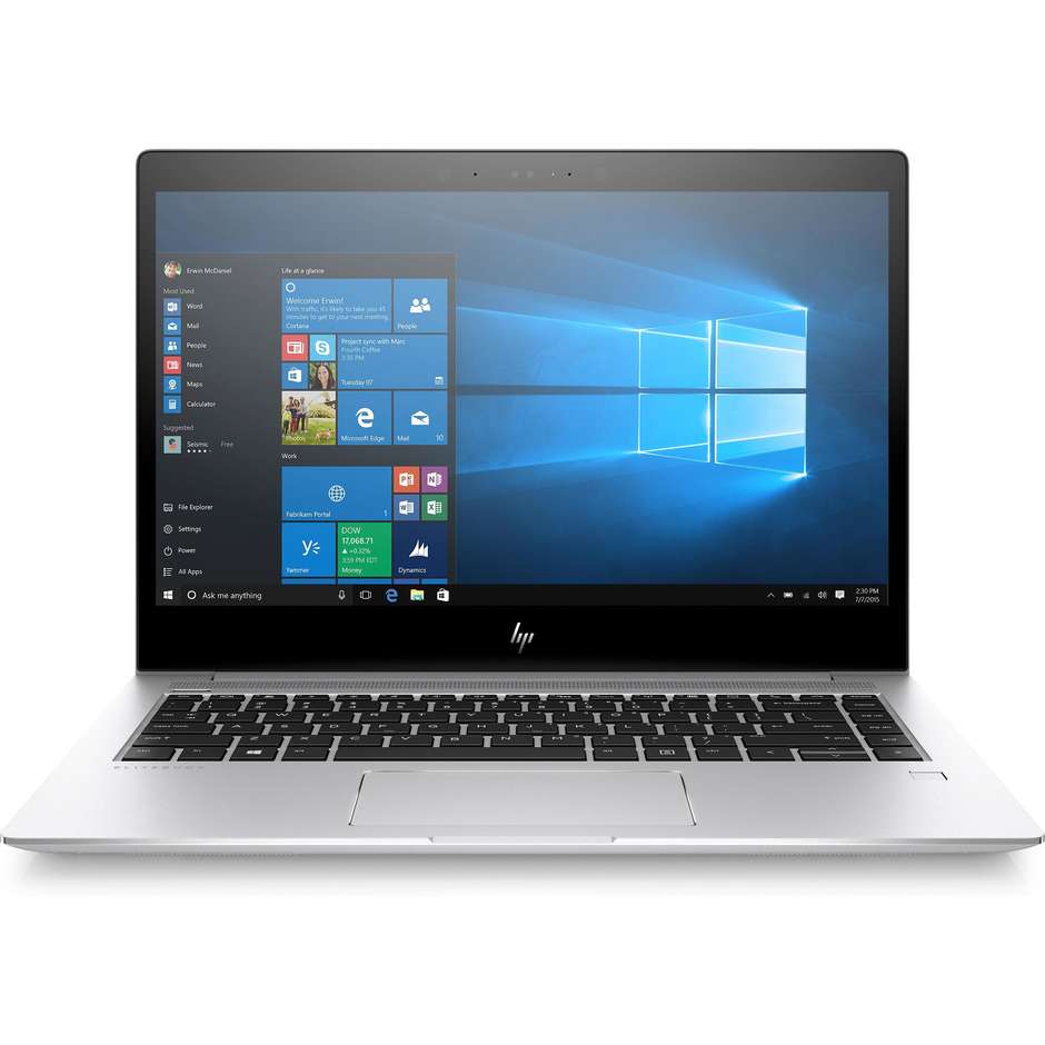 HP 1040 G4 EliteBook notebook 14" Intel Core i7-7200U Ram 16 GB SSD 512 GB Windows 10 Professional