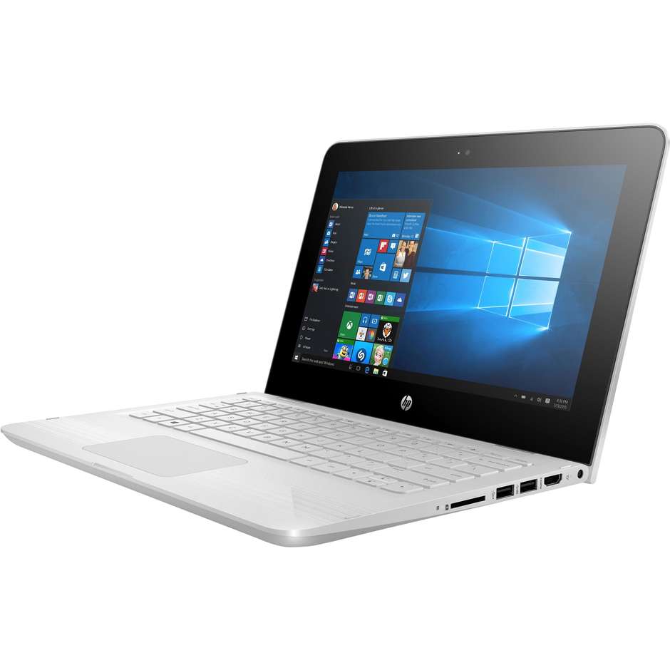 HP 11-AB015NL Notebook convertibile 11,6" Intele Celeron N3060 Touchscreen Ram 4 GB HDD 500 GB colore Bianco