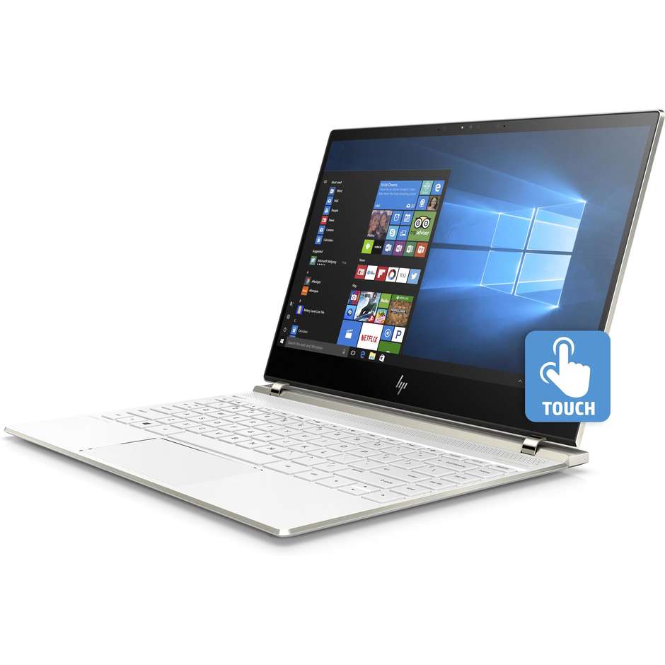 HP 13-AF005NL Notebook Intel Core i7 Ram 8 GB Hard Disk 512 SSD Colore Bianco 2ZJ80EA