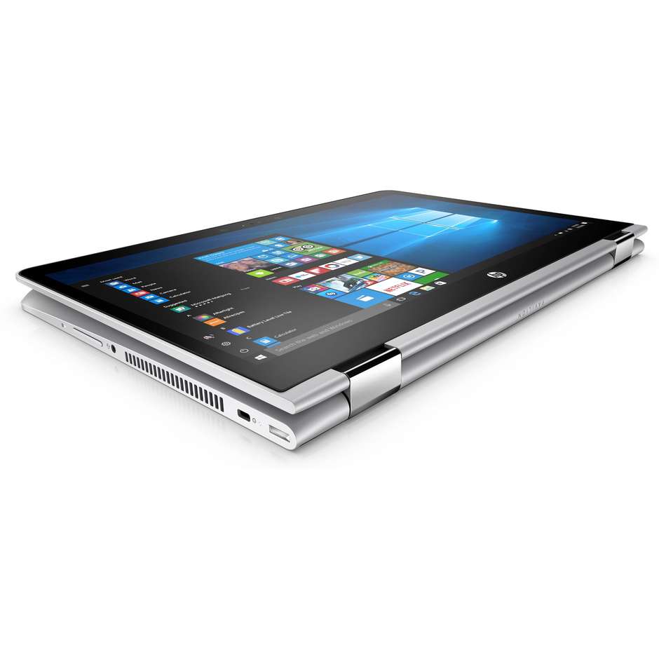 HP 14-BA031NL Notebook convertibile 14" Touchscreen Ram 8 GB SSD 128 GB Windows 10 Home Nero,Argento