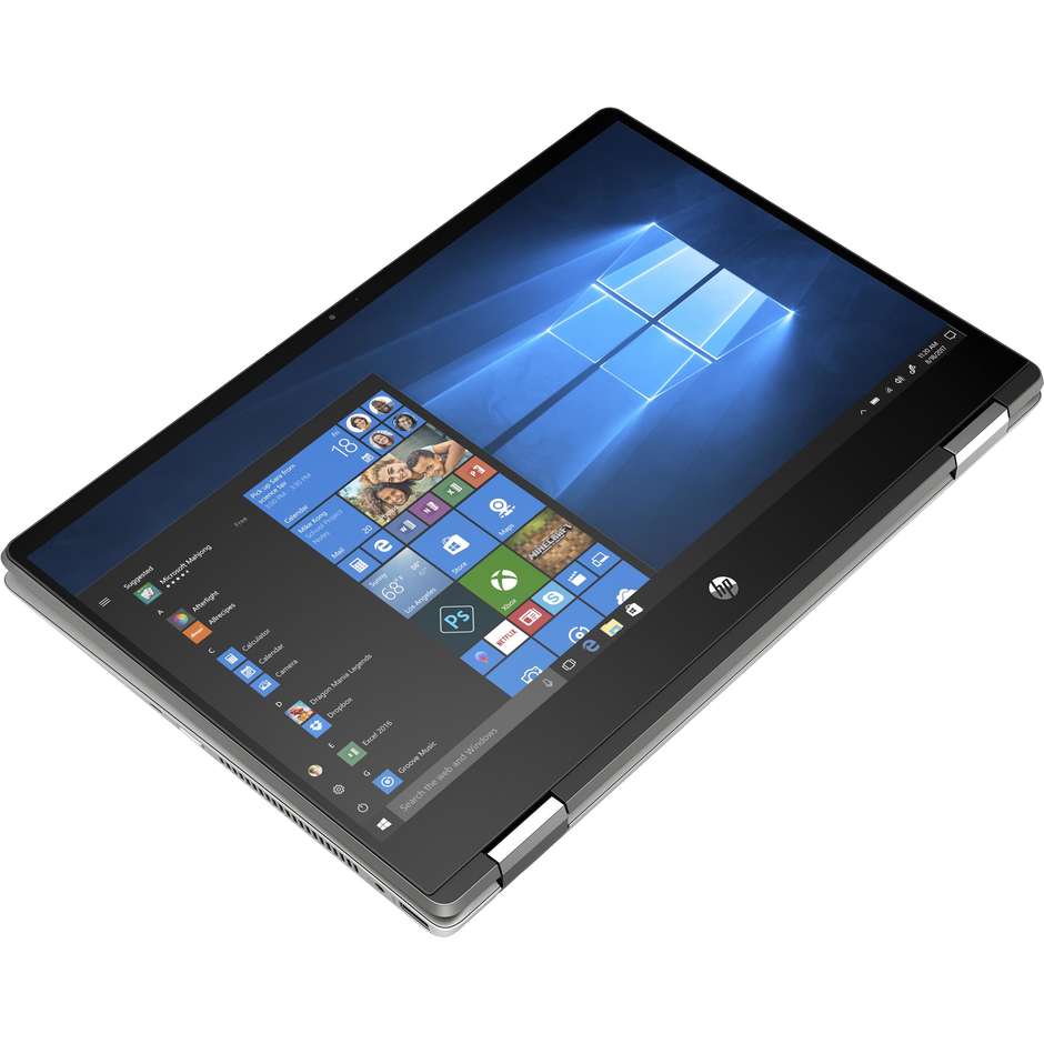 HP 14-dh0037nl Pavilion x360 Notebook 2-in-1 14'' Full HD Core i7-8 Ram 8 Gb SSD 256 Gb Windows 10 Home colore silver