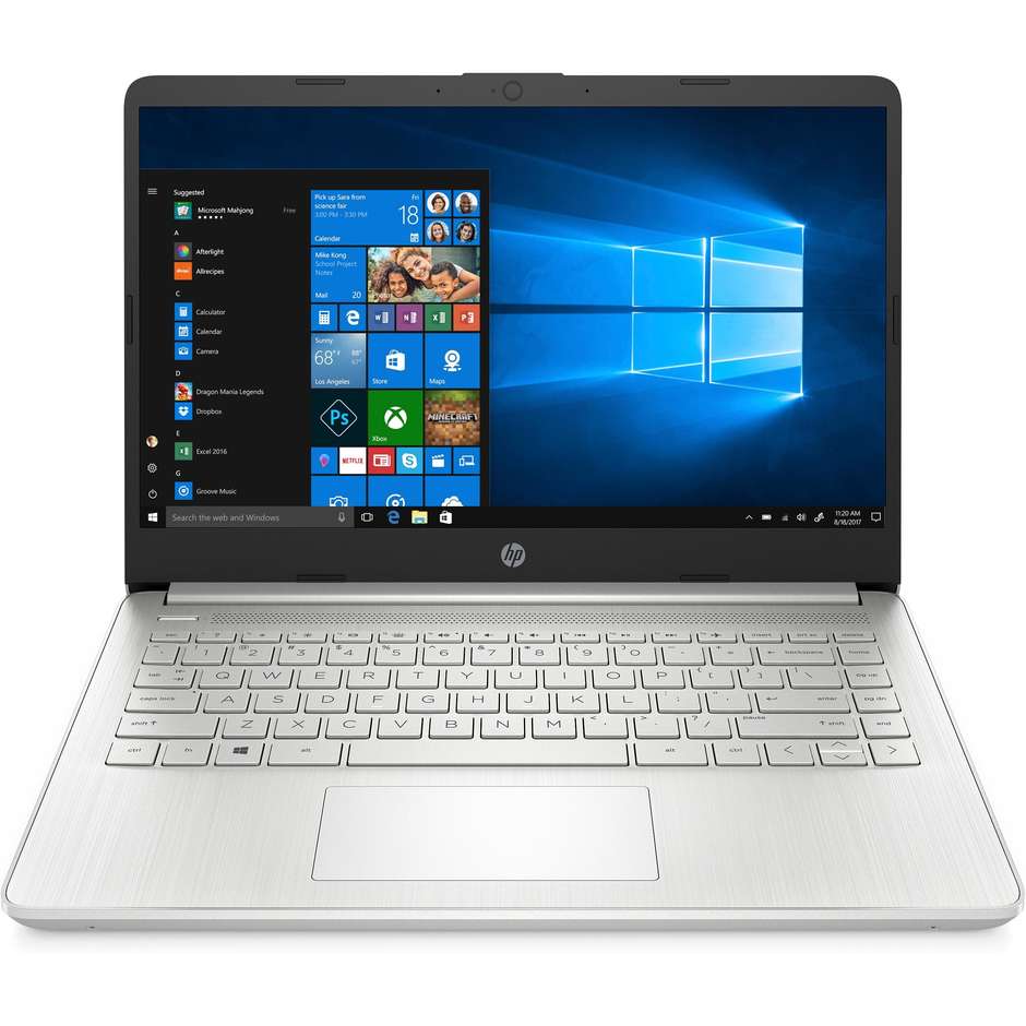 HP 14s-dq1006nl Notebook 14" Intel Core i5-103G1 Ram 8 GB SSD 512 GB Windows 10