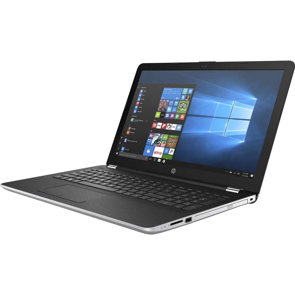 Hp 15-BS037NL Notebook 15,6" Intel Core i3 2GHz 4Gb Ram Colore Argento