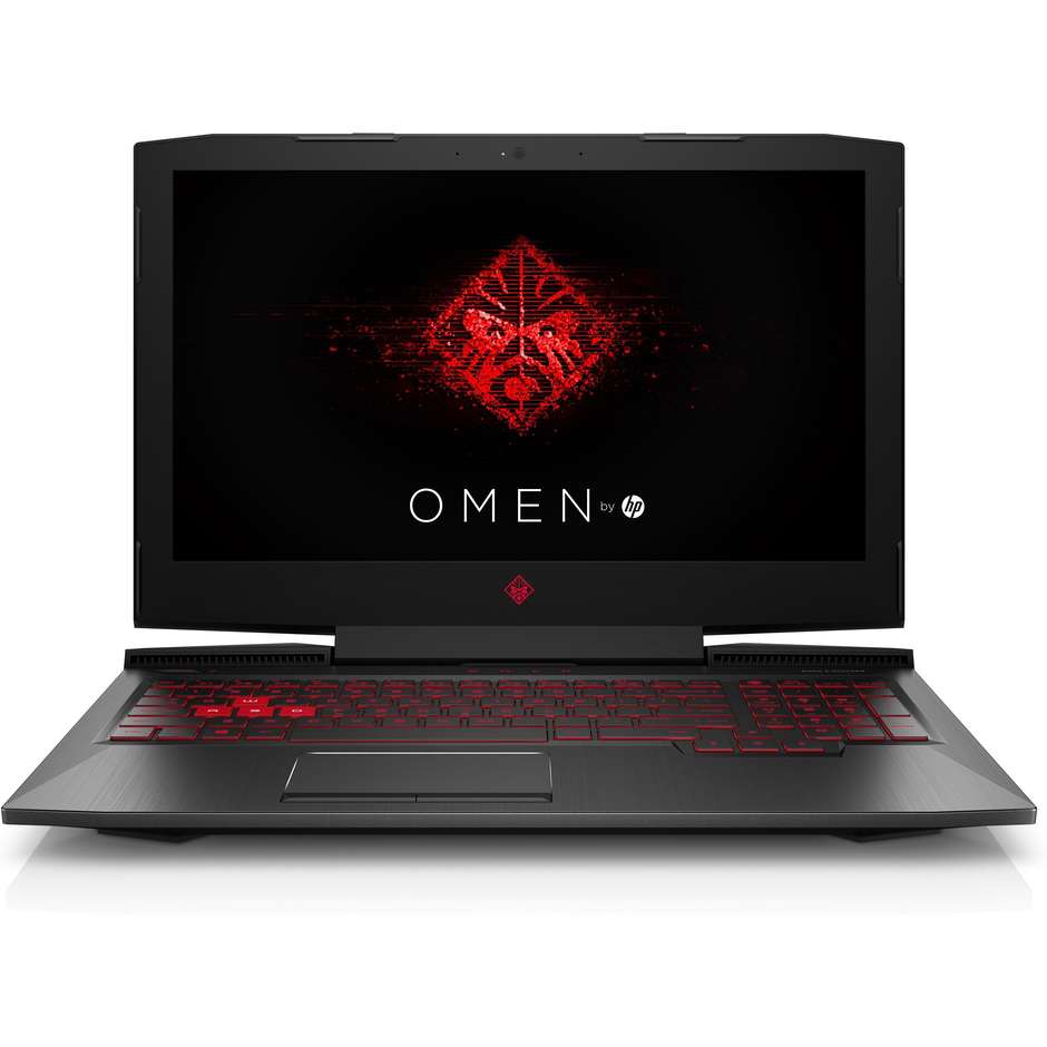 HP 15-CE029NL OMEN Notebook 15,6" Intel Core i7-7700HQ Ram 16 GB HDD 1 TB colore Nero