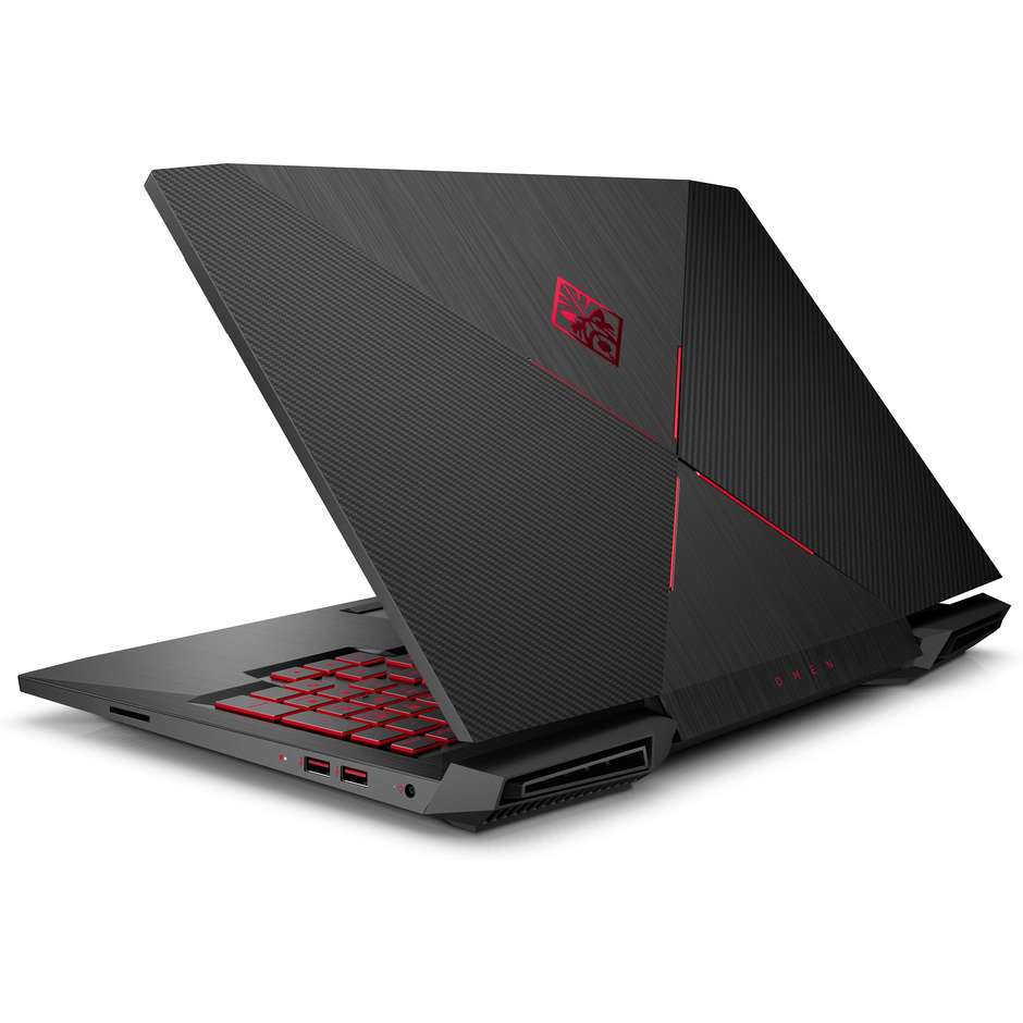 HP 15-CE029NL OMEN Notebook 15,6" Intel Core i7-7700HQ Ram 16 GB HDD 1 TB colore Nero