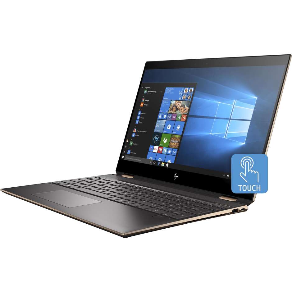 HP 15-DF1010NL Spectre x360 Notebook 2in1 15,6" Intel Core i7-9750H Ram 16 GB SSD 512 GB Windows 10