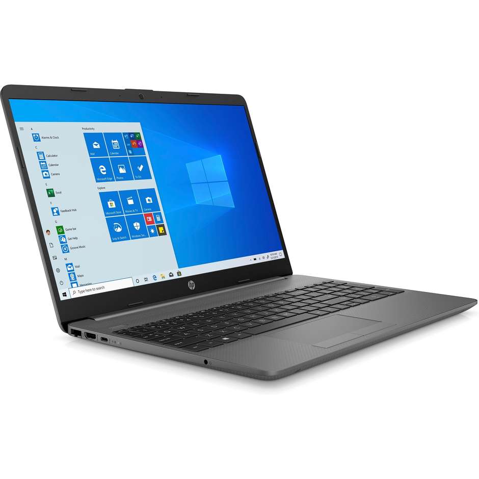 HP 15-DW1077NL Notebook 15,6'' FHD Core i7-10 Ram 8 Gb SSD 512 Gb Windows 10 Home colore silver