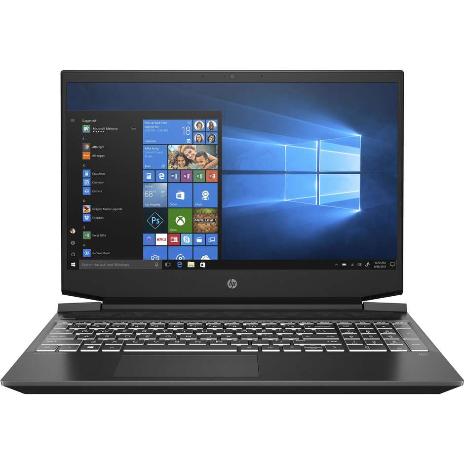 HP 15-ec0022nl Pavilion Gaming Notebook 15,6" AMD Ryzen 7 3750H Ram 16 GB SSD 512 GB Windows 10