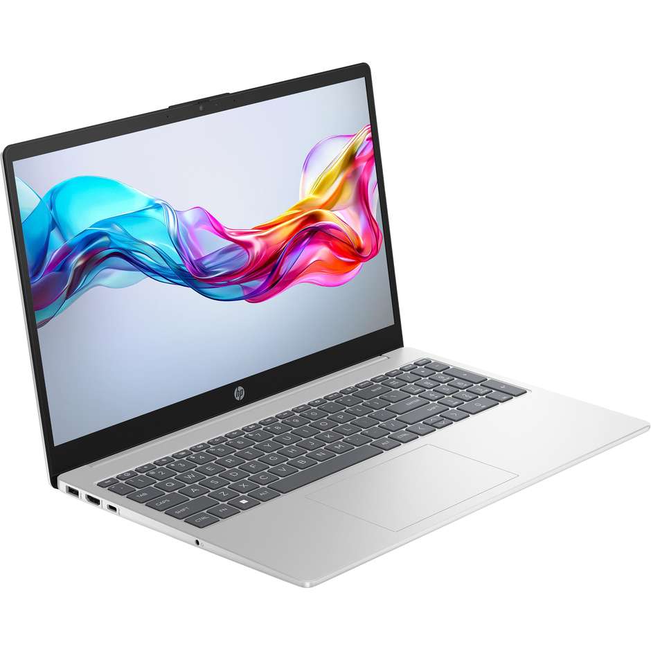 HP 15-FD0081NL Notebook 15.6" Full HD Ram 8 GB Memoria 512 GB Wi-Fi Windows 11 Home Colore Argento