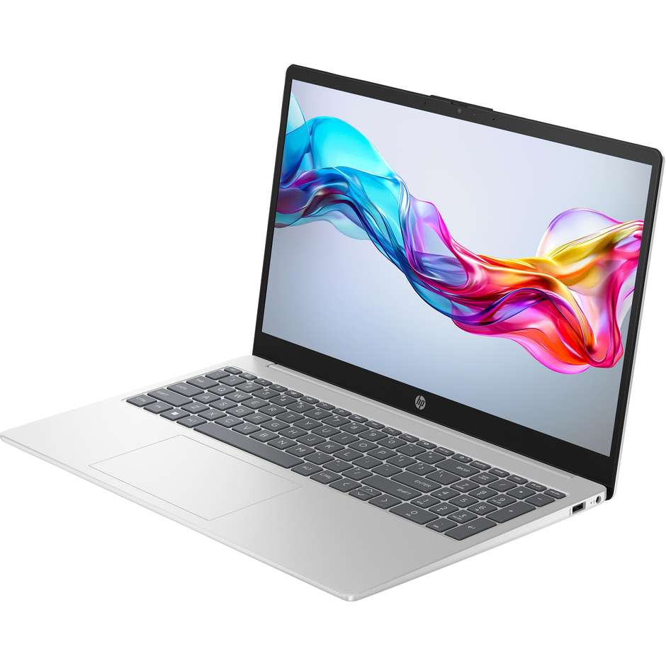 HP 15-FD0081NL Notebook 15.6" Full HD Ram 8 GB Memoria 512 GB Wi-Fi Windows 11 Home Colore Argento