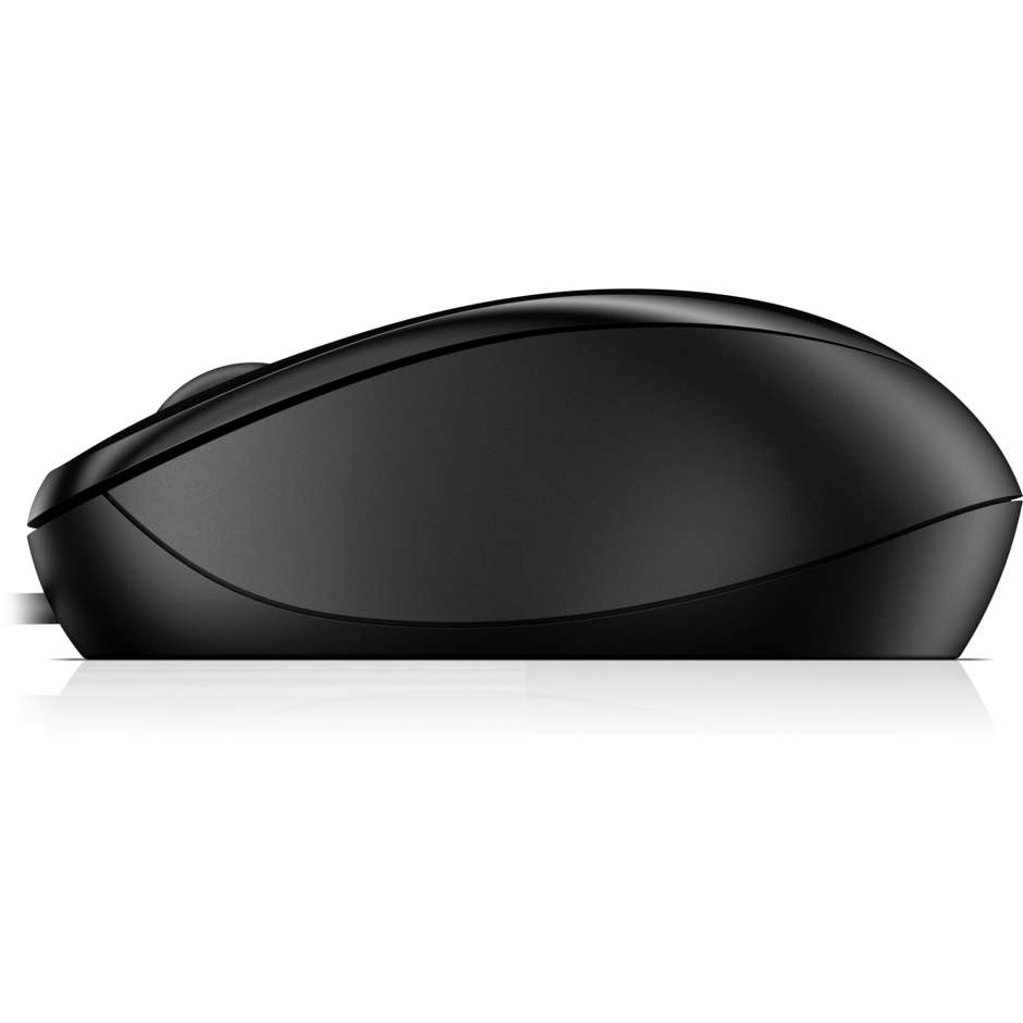HP 150 (4QM14AA) Mouse Cablato Ottico USB Ambidestro 1600 DPI Nero