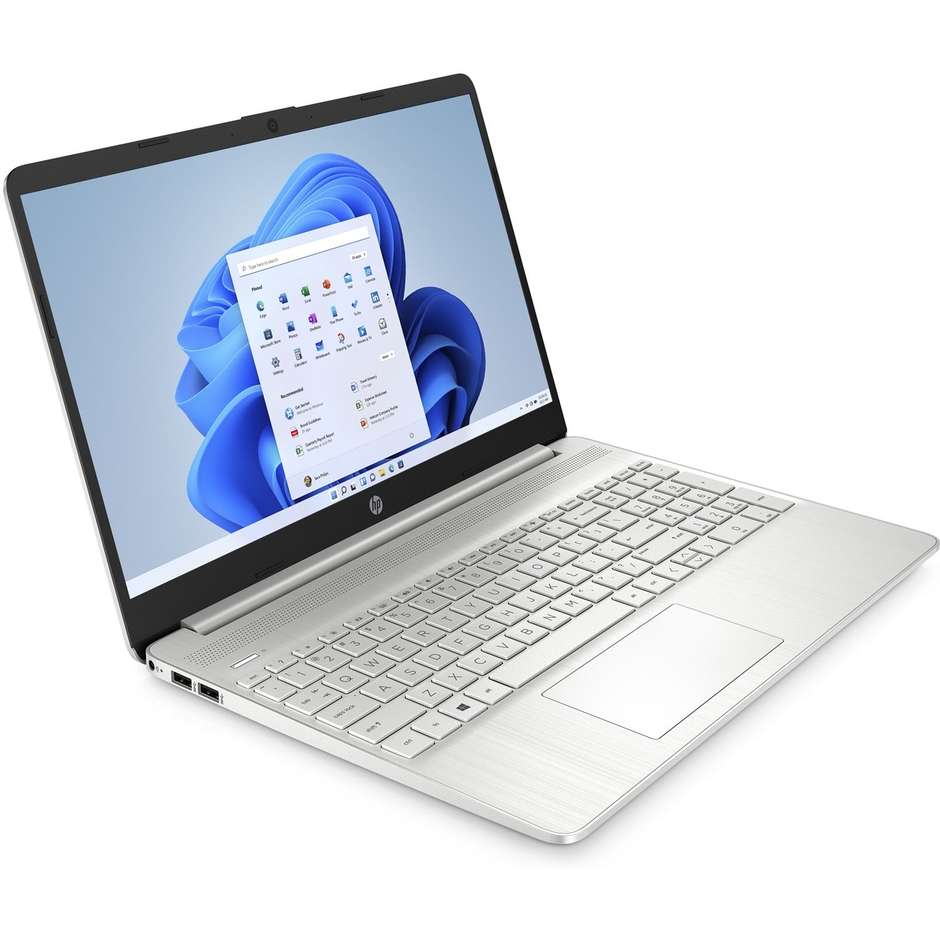 HP 15S-EQ2032 Notebook 15.6" Full HD AMD Ryzen 5 Ram 8 GB SSD 512 GB Windows 11 Home Colore Argento