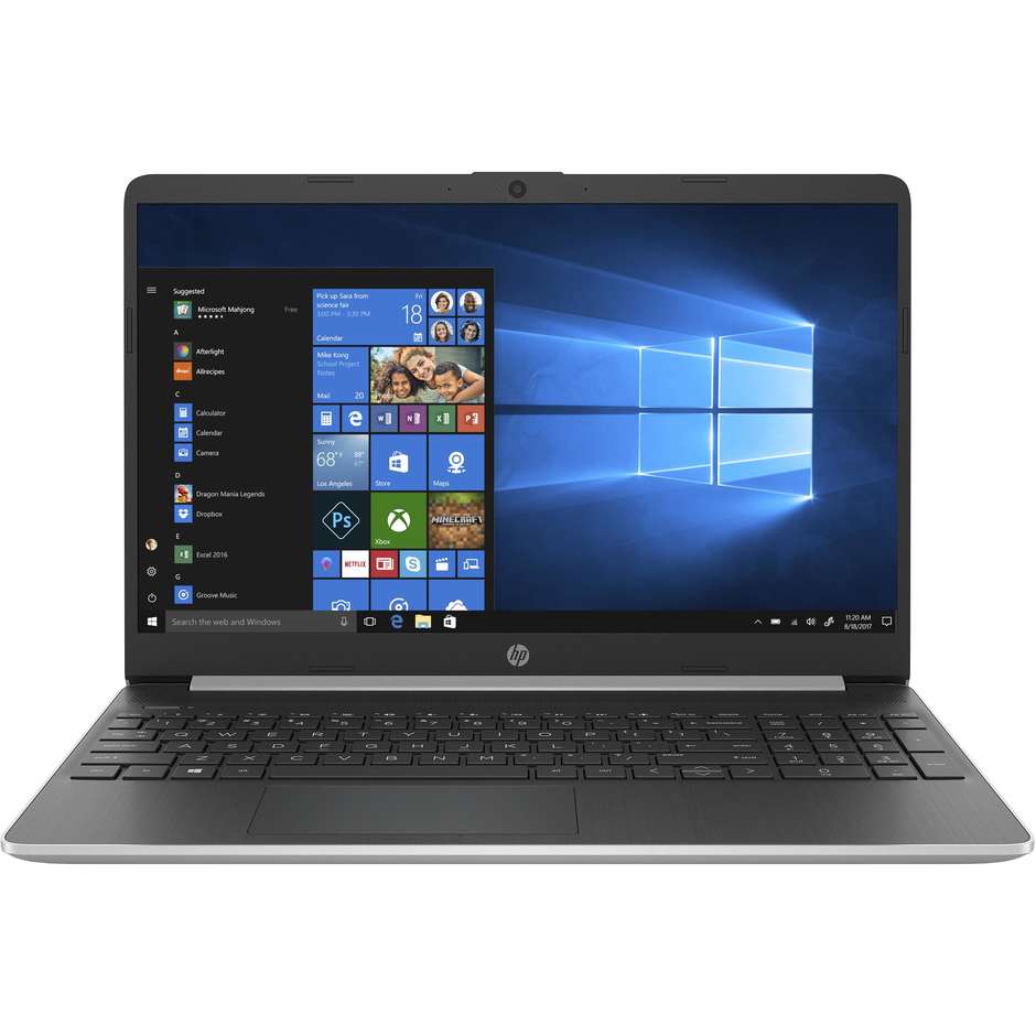 HP 15s-fq1038nl Notebook 15,6'' FHD core i5-10 Ram 8 Gb SSD 256 Gb Windows 10 colore silver