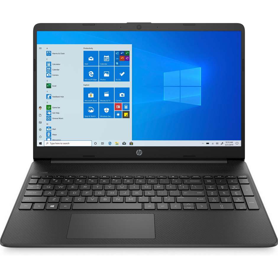 HP 15s-fq1084nl Notebook 15,6'' HD Core i5-10 Ram 8 Gb SSD 512 Gb Wiondows 10 Home colore nero