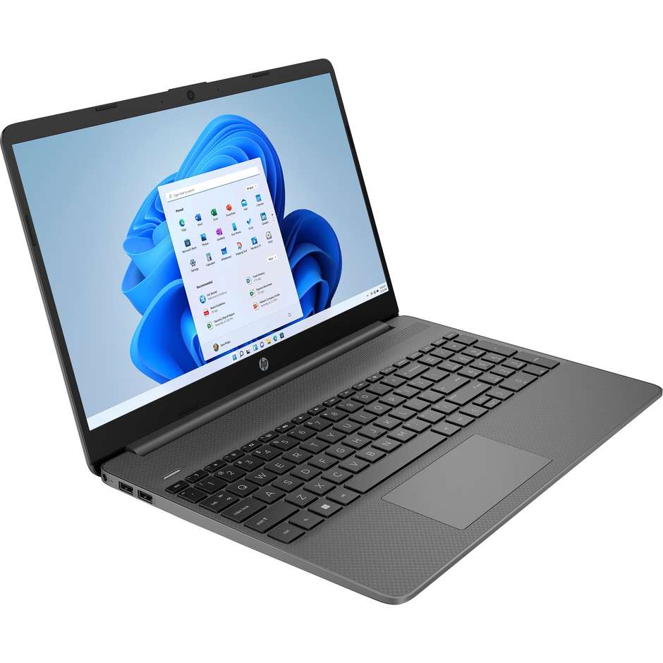 HP 15S-FQ2122 Notebook 15,6" HD Intel Core i3-11 Ram 8 Gb SSD 256 Gb Windows 11 Home colore silver