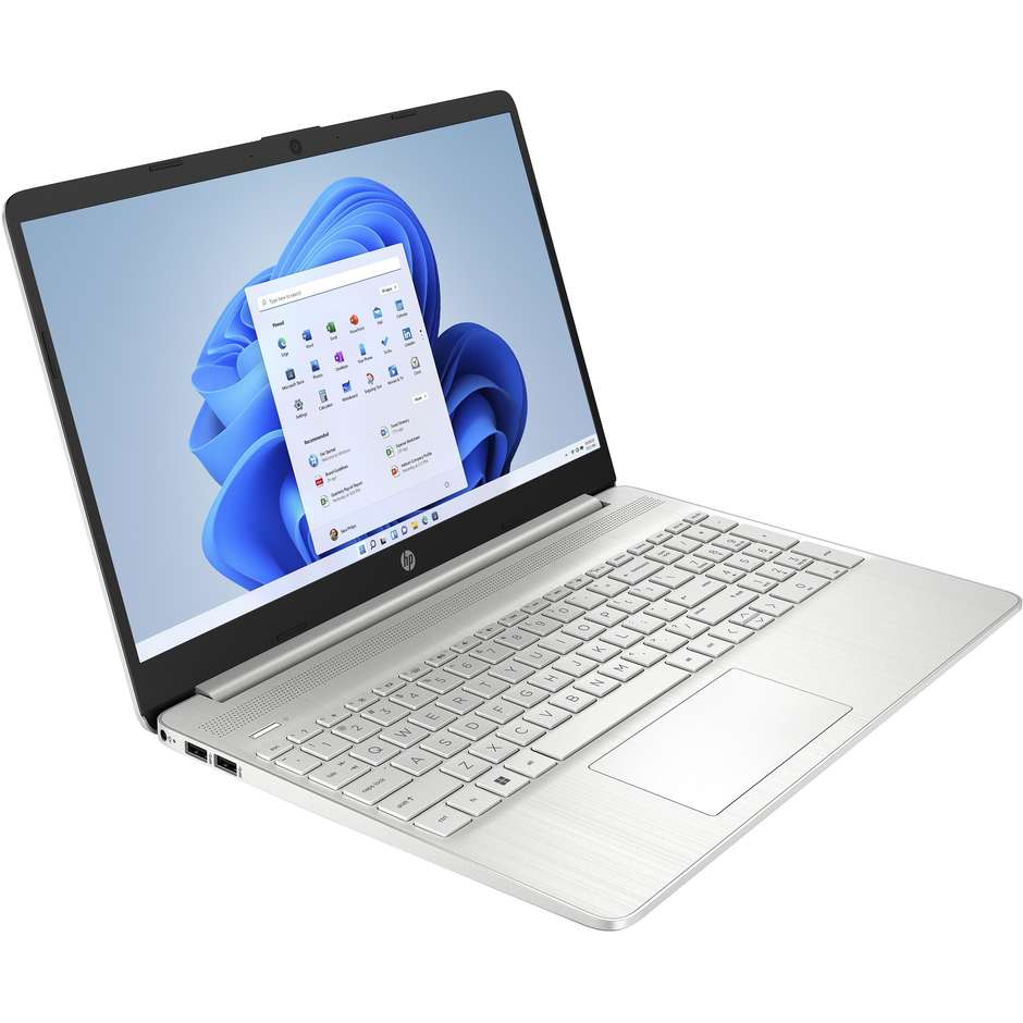 HP 15S-FQ5056NL Notebook 15.6" Full HD Ram 16 GB Memoria 512 GB Windows 11 Home Colore Argento