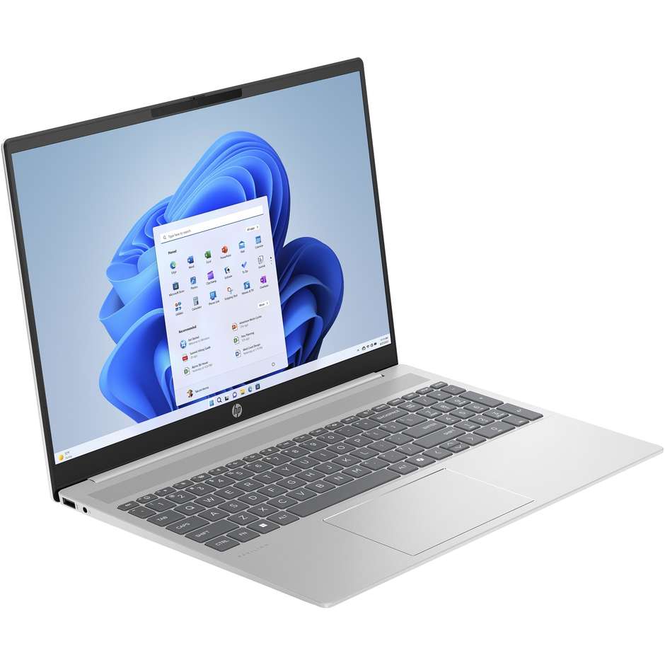 HP 16-AG0006NL Notebook 16" Full HD Ram 16 Gb Memoria 512 Gb Windows 11 Home Colore Argento