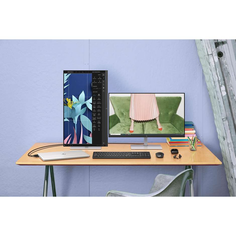 HP 18H24AA Kit Desktop Tastiera e Mouse RF Wireless 1600 DPI Colore Black