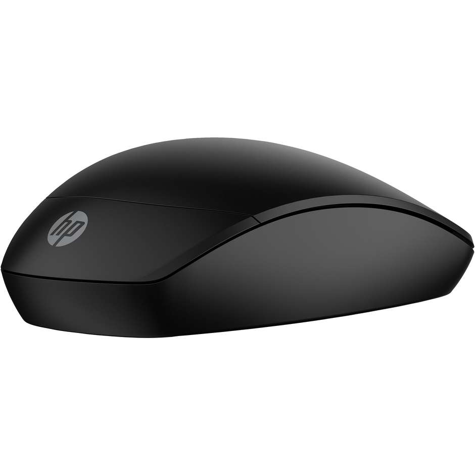 HP 230 Slim Mouse Wireless Ottico a Basso Profilo 1600 DPI Clic Silenzioso Nero