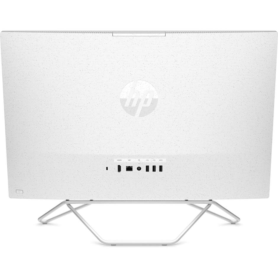 HP 24-CB0018N PC All-In-One 23,8" Full HD AMD Ryzen 3 Ram 8 Gb SSD 256 Gb Windows 11 Home colore bianco