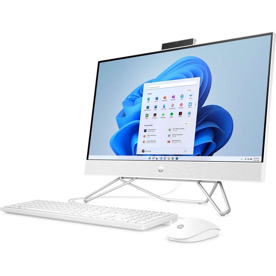 HP 24-CB0018N PC All-in-One Desktop 60.5" 5300U 8 GB 256 GB Windows 11 Home Colore White