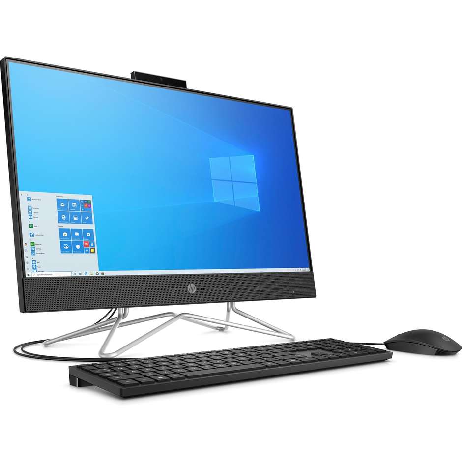 HP 24-DF1010NL PC All-In-One 23,8'' Full HD Intel Core I5-11 Ram 8 Gb SSD 512 Gb Windows 10 Home colore nero