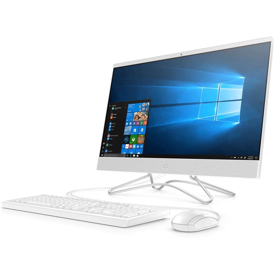 HP 24-F0006NL PC All-in-one schermo 23.8" AMD A9-9425 Ram 8 GB HDD 1 TB + SSD 128 GB Windows 10 Home