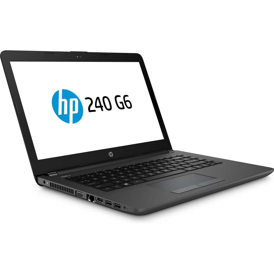 HP 240 G6 Notebook 15,6" Intel Celeron N4000 Ram 4 GB HDD 500 GB Windows 10 colore Nero