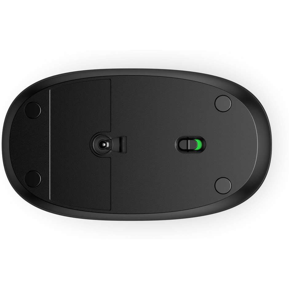 HP 240 Mouse Wireless Bluetooth 5.1 Compatto Ambidestro con Sensore Ottico Preciso per PC e Notebook - Nero (3V0G9AA)
