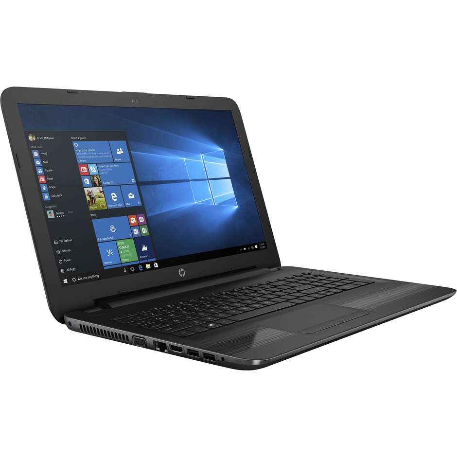 HP 250 G5 Notebook Windows 10 Pro Processore Intel Core i5-7200U Ram 4 GB DDR4 Hard Disk 500GB HDD Colore Nero