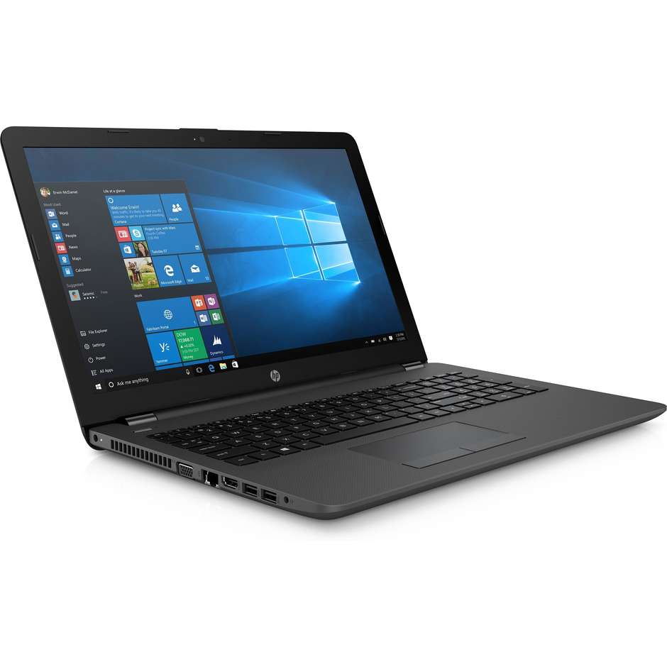 HP 250 G6 Notebook 15,6" Intel Core i3-7020U Ram 4 GB HDD 500 GB Windows 10 colore Nero