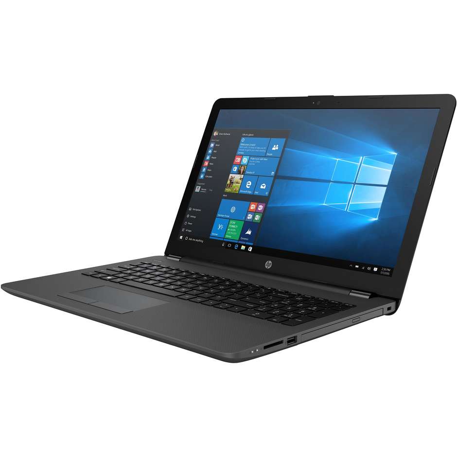 HP 250 G6 Notebook 15,6" Intel Core i3-7020U Ram 8GB SSD 256 GB Windows 10 Professional Nero