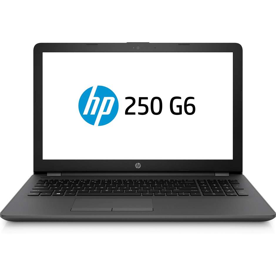 HP 250 G6 Notebook 15,6" Intel Core i5-7200U Ram 4GB DDR4 HDD 500GB Windows 10 pro Nero