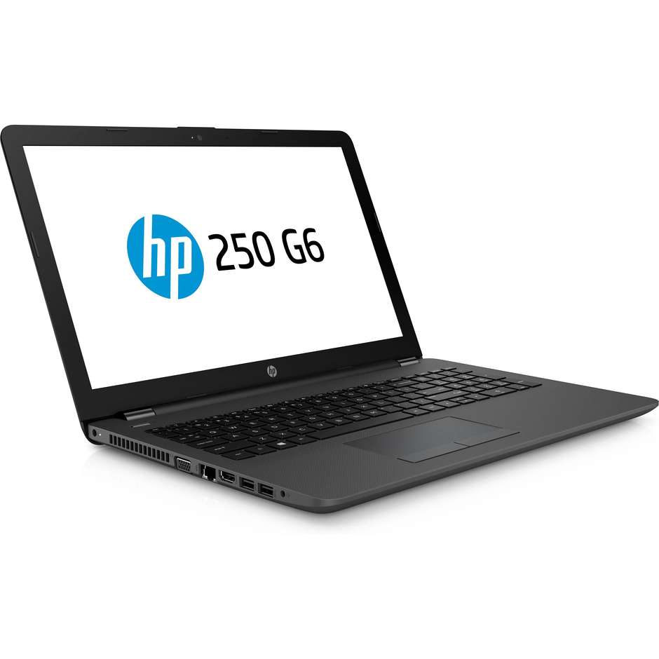 HP 250 G6 Notebook 15,6" Intel Core i5-7200U Ram 4GB DDR4 HDD 500GB Windows 10 pro Nero