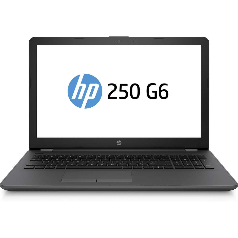 HP 250 G6 Notebook Processore Intel Celeron N3060 Ram 4GB DDR3L Hard Disk 500GB Colore Nero