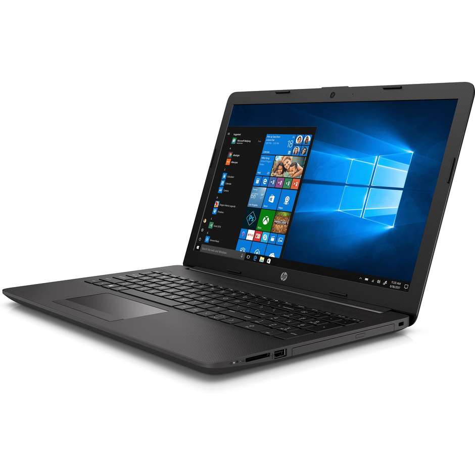 HP 250 G7 Notebook 15.6" HD Intel Core i3 Ram 8GB Hard Disk SSD 256GB Windows 10 Pro Colore Nero