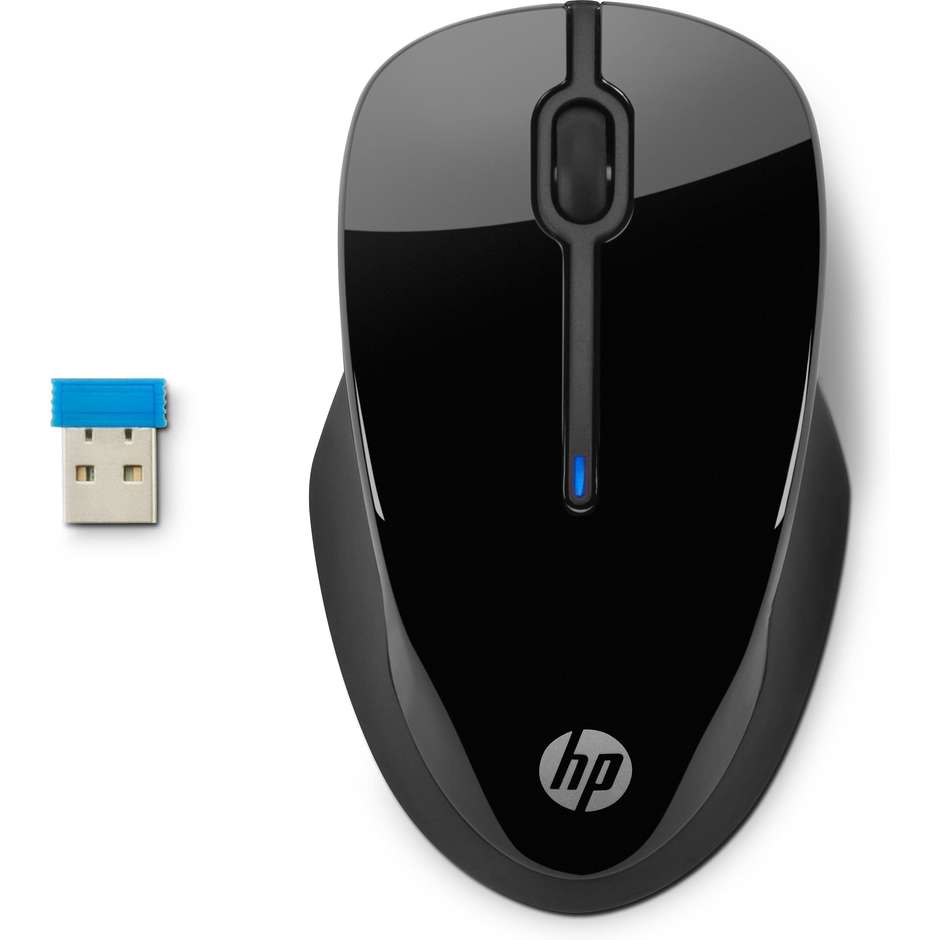 HP 250 Mouse ergonomico USB Wireless colore nero