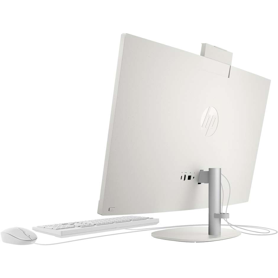 HP 27-cr0024nl PC All-in-one 27" Ram 8 GB Memoria 512 GB 300 cd/m² Windows 11 Home Wi-Fi Colore Bianco