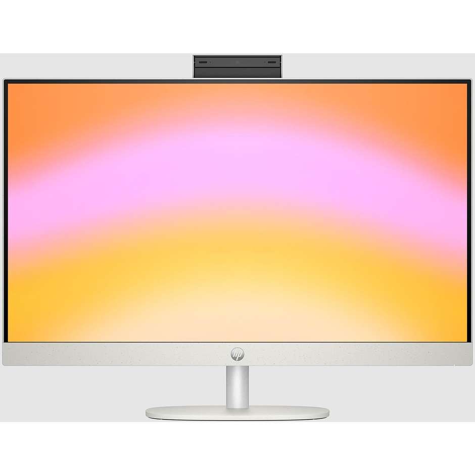 HP 27-cr0024nl PC All-in-one 27" Ram 8 GB Memoria 512 GB 300 cd/m² Windows 11 Home Wi-Fi Colore Bianco