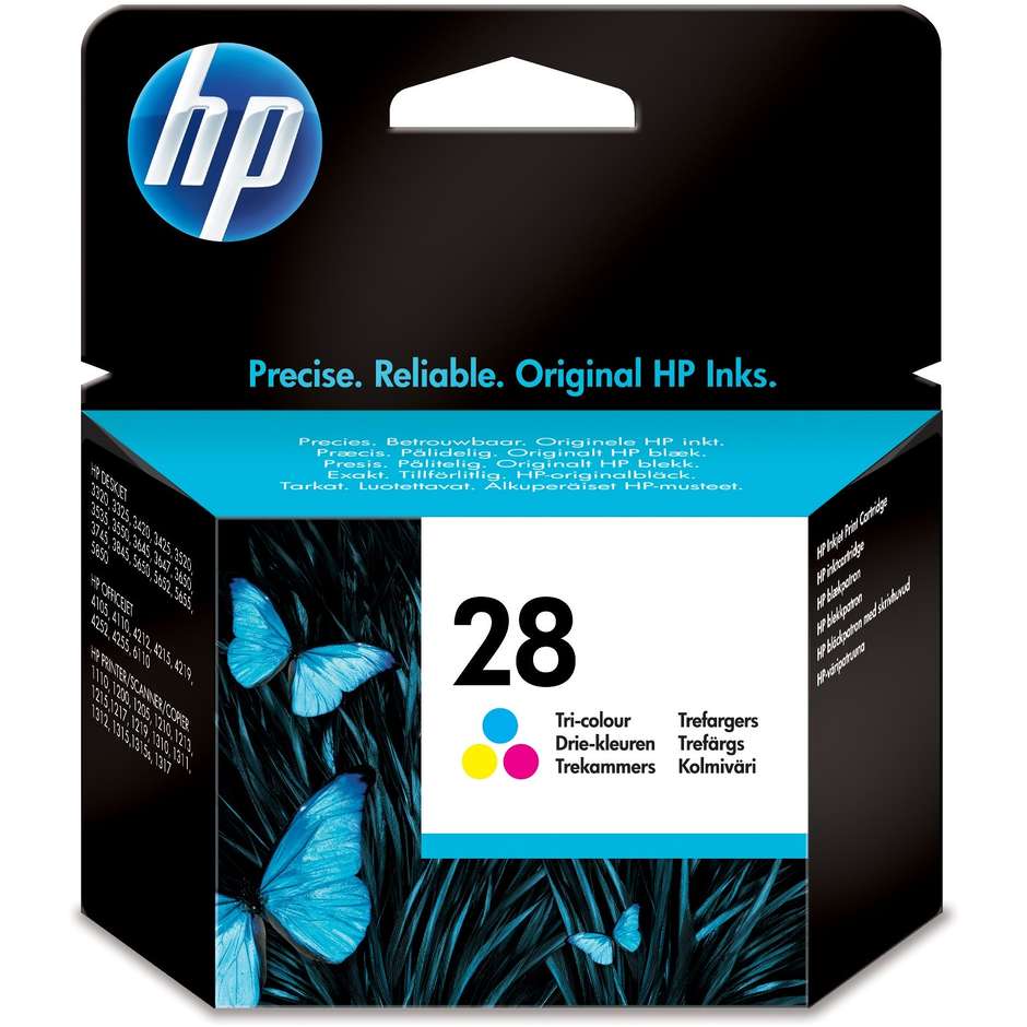 HP 28 cartuccia originale in tricromia da 8 ml, C8728AE