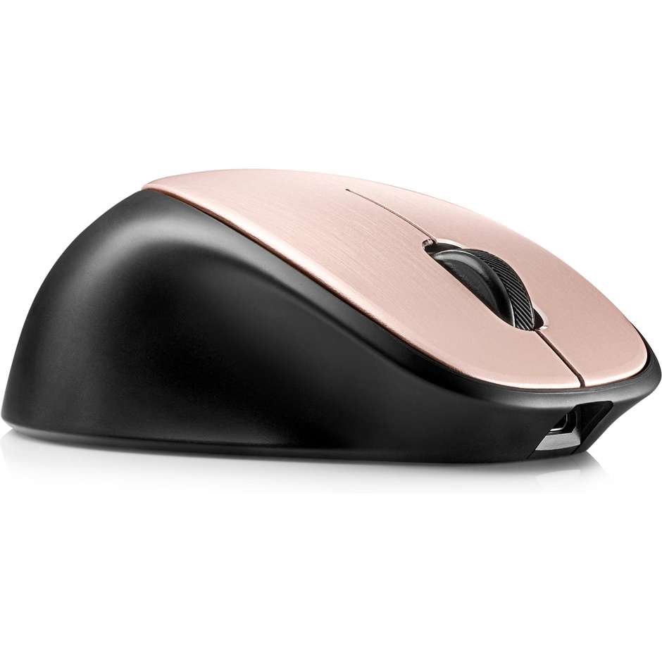 HP 2LX92AA Mouse Wireless colore nero e rosa