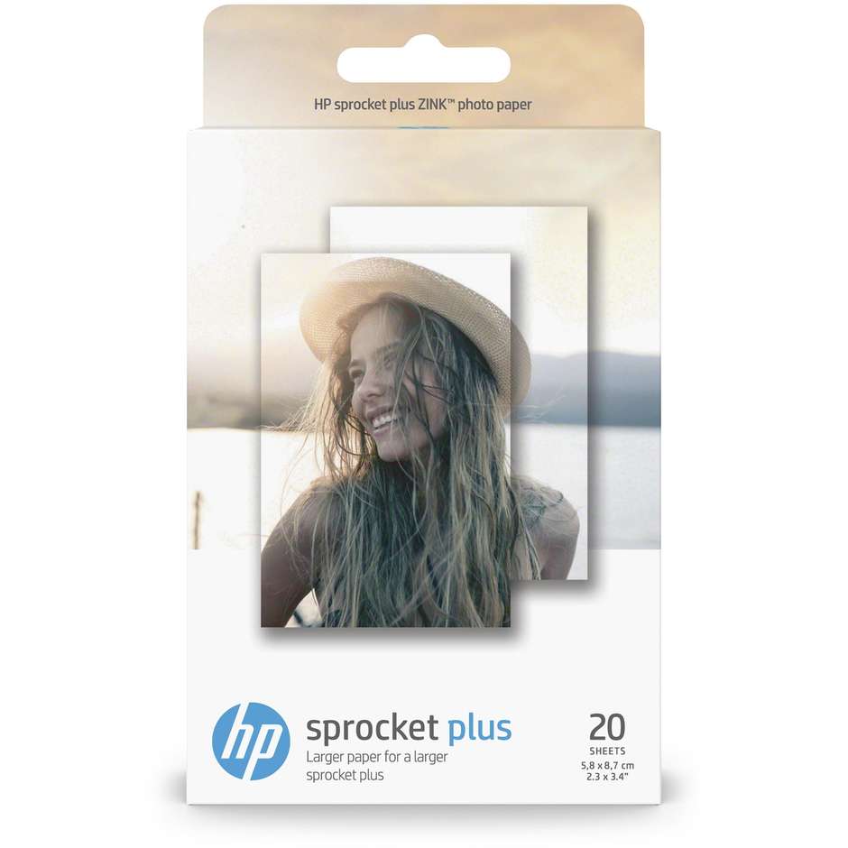 HP 2LY72A carta fotografica adesiva per stampanti HP 20 pz colore bianco