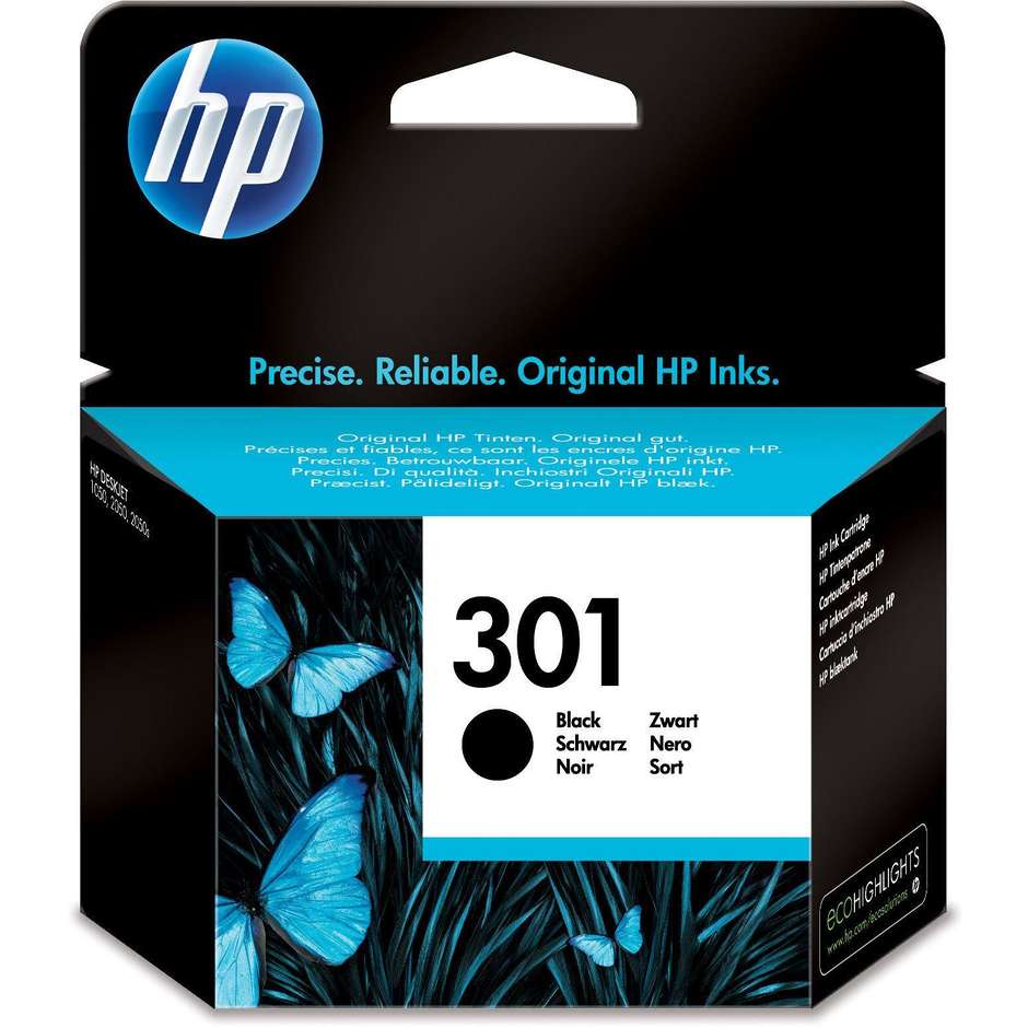 HP 301 Nero (CH561EE) Cartuccia Inchiostro Originale Formato Standard Blister