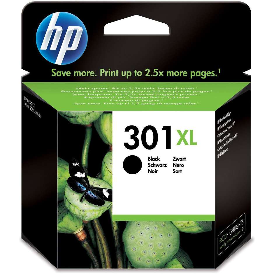 HP 301XL Cartuccia Ink-Jet colore nero