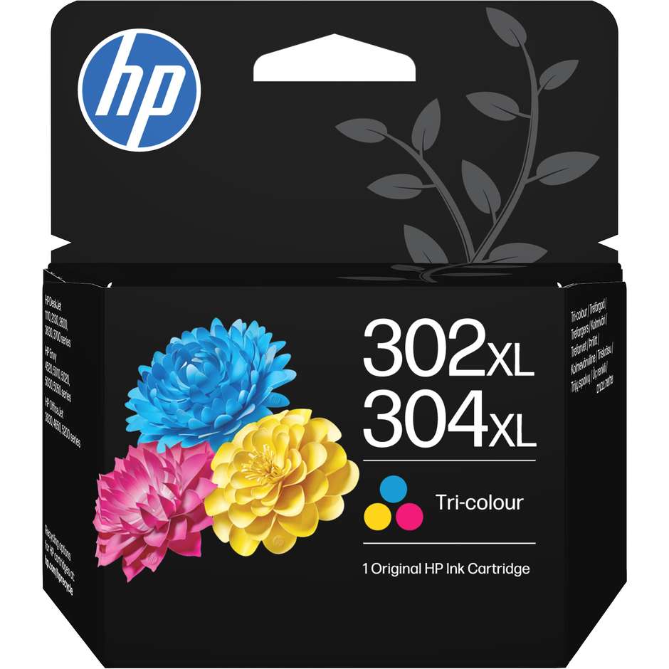 HP 304XL Cartuccia d'Inchiostro Originale Tricromia ad Alta Capacità