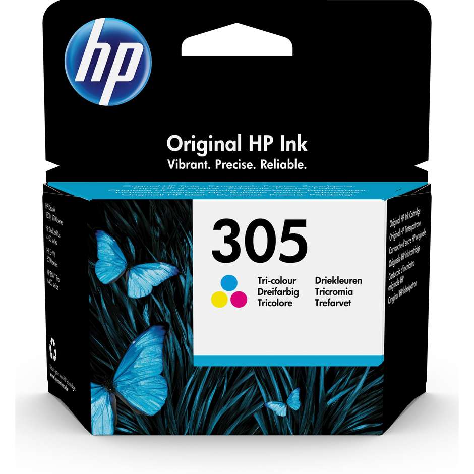 HP 305 cartuccia originale in tricromia da 2 ml a resa standard