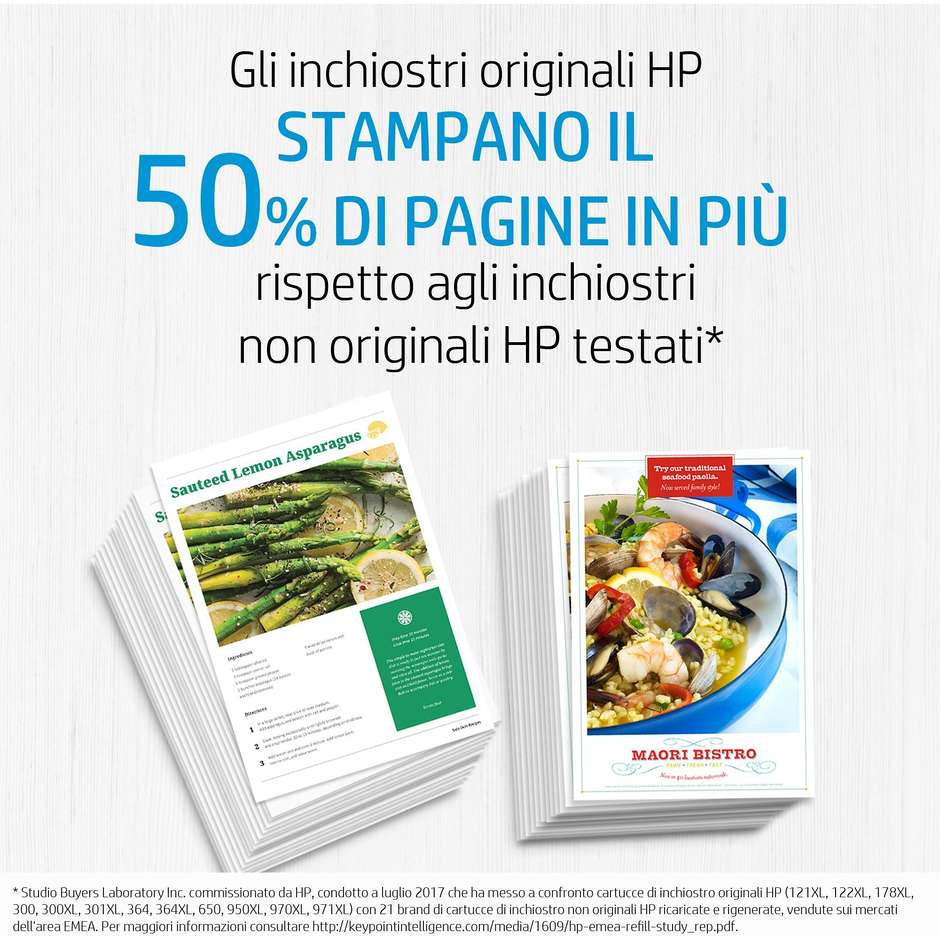 HP 305 Multipack (6ZD17AE) Confezione 2 Cartucce Originali Nero e Tricromia