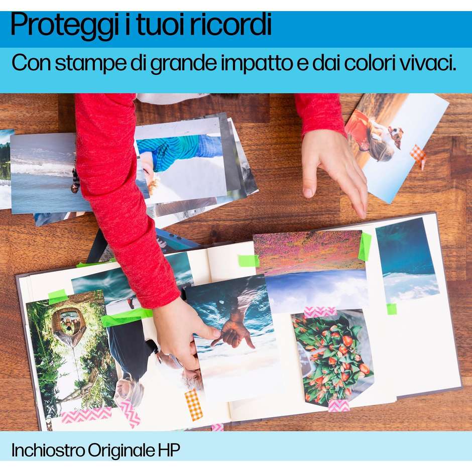 HP 308 (6L6S6UE) Confezione da 2 Cartucce Inchiostro Originali Nero e Tricromia