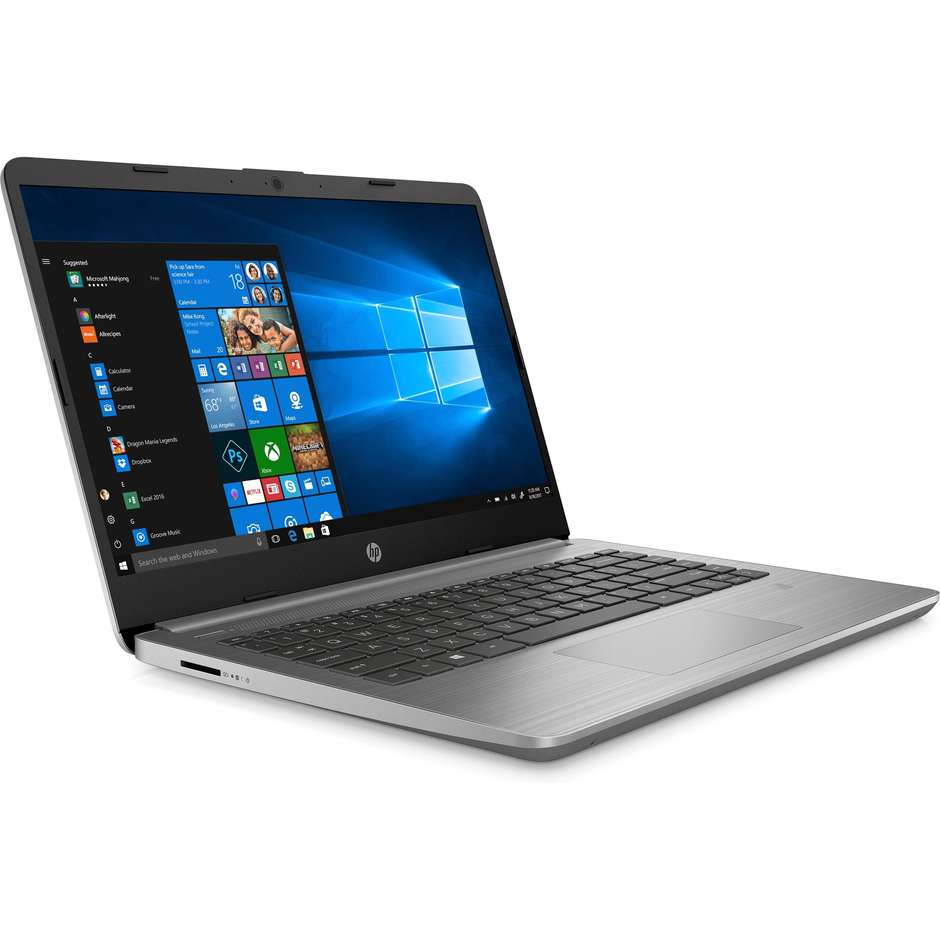 HP 340S G7 Notebook 14'' FHD core i7-10 Ram 8 Gb SSD 512 Gb Windows 10 colore silver