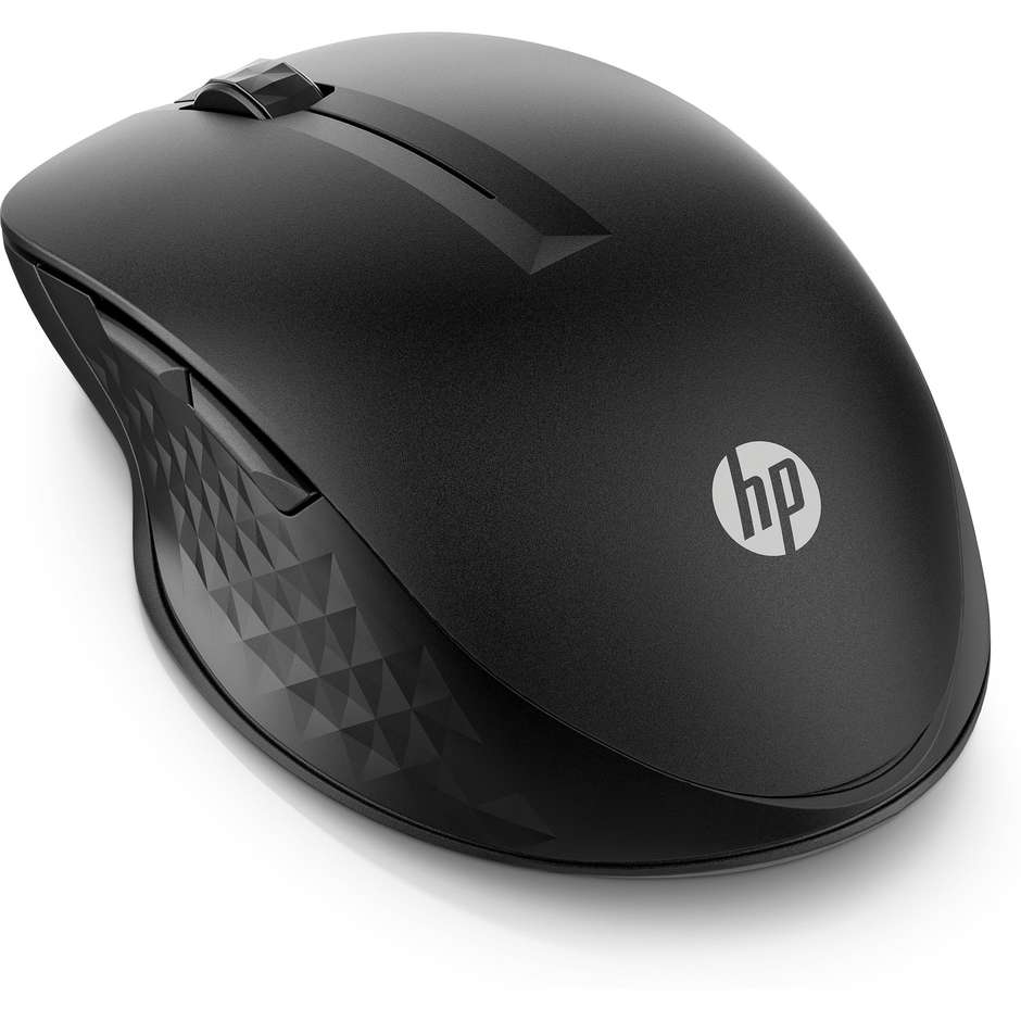 HP 430 Mouse Wireless Multi-Device con 4 Tasti Programmabili Doppia Connessione 2.4GHz e Bluetooth Batteria fino a 24 Mesi - Nero (3B4Q2AA)